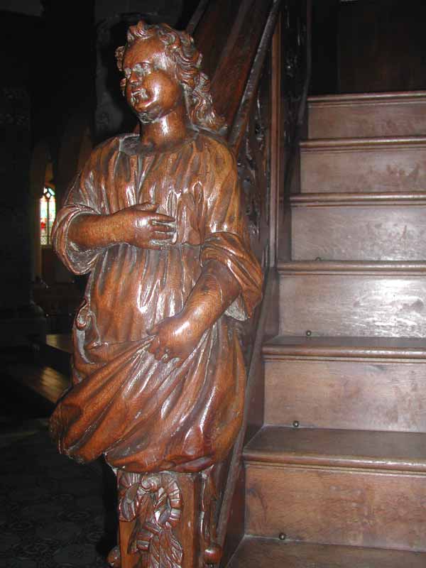 Le balustre principal après restauration.